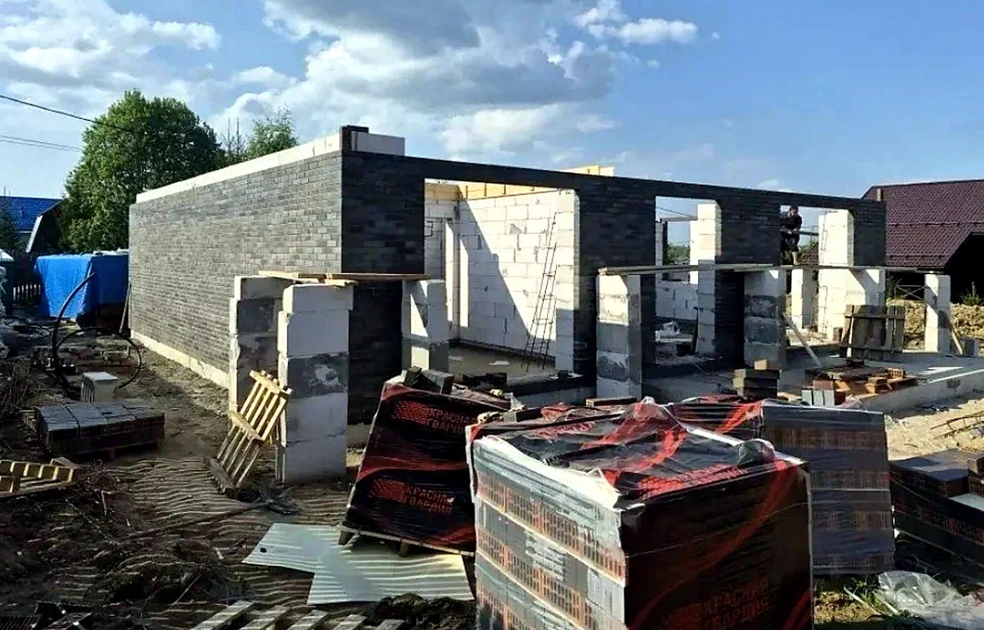 Дом из газобетона 125 м² в Клину